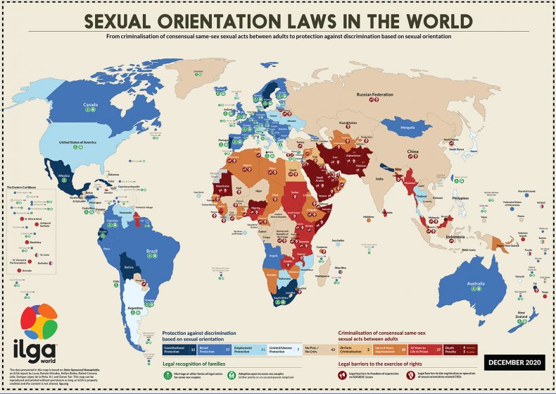 Sexual Orientation Laws In The World 