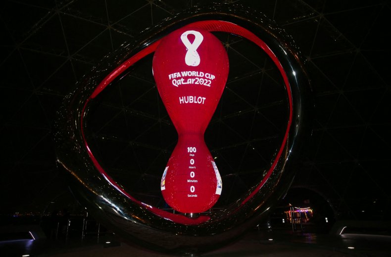 Qatar 2022 FIFA World Cup countdown clock 