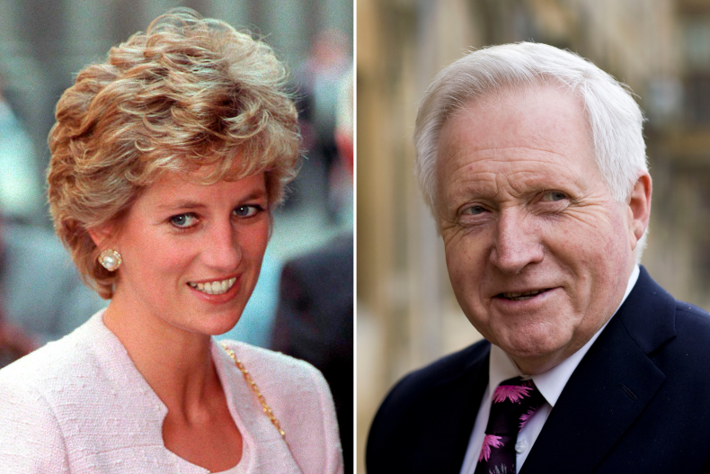 Princess Diana and David Dimbleby