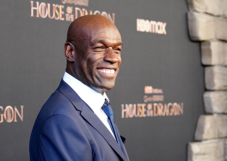 Steve Toussaint attends a premiere