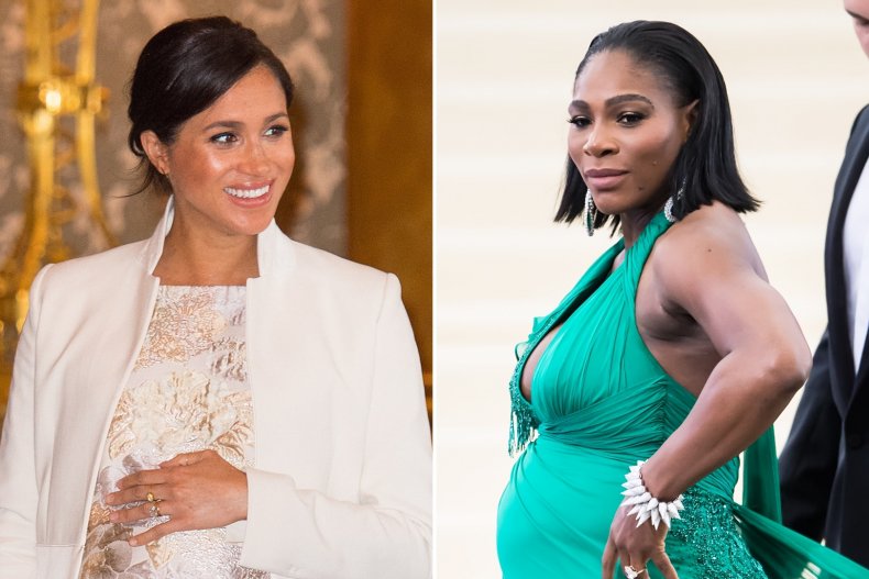 Meghan Markle and Serena Williams pregnant