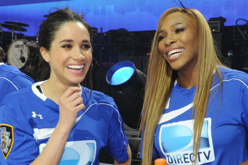 Meghan Markle and Serena Williams