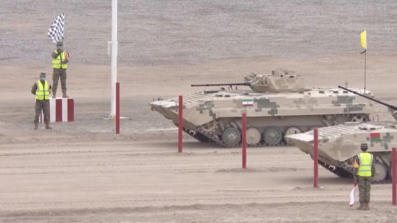 Russian tank Olympics