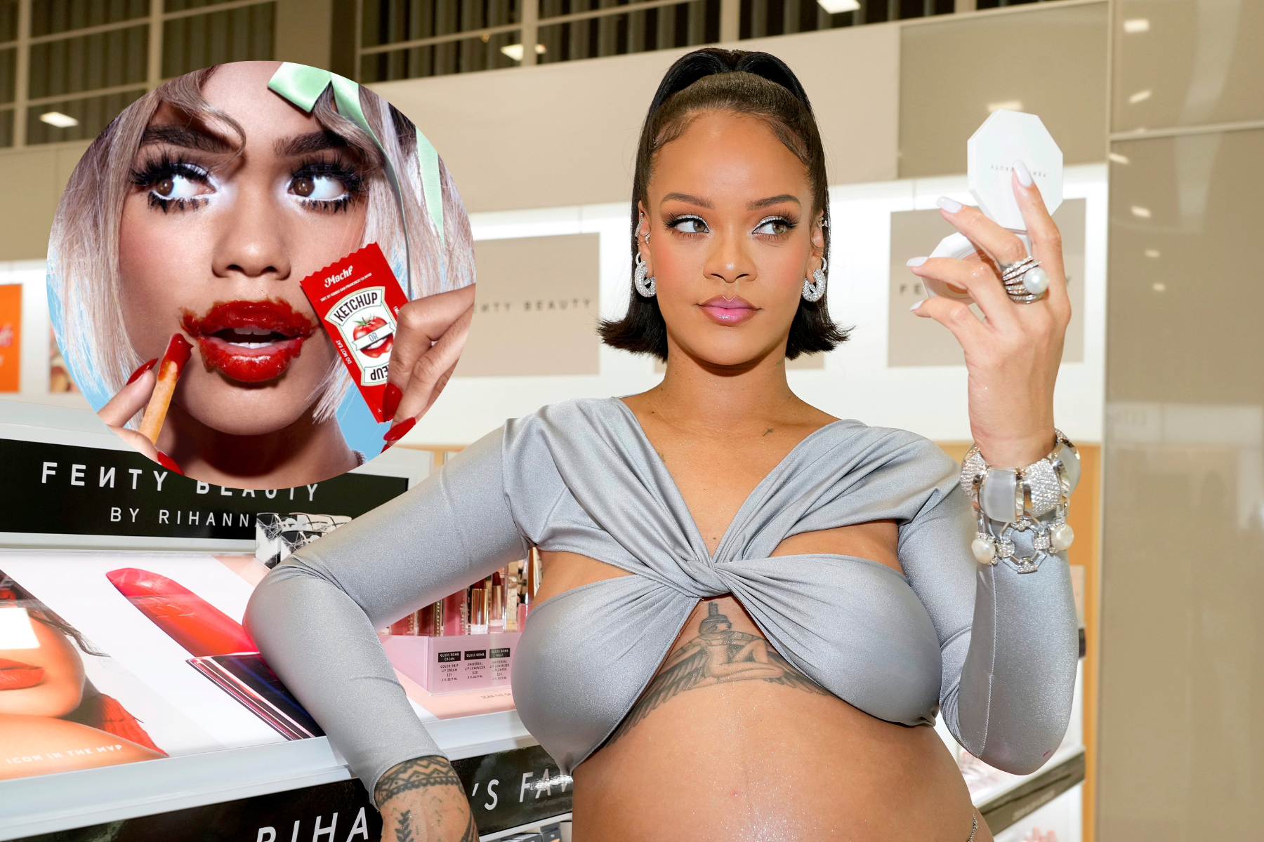 Rihanna's Fenty Beauty Launches Ketchup-Inspired Makeup, Divides Fans