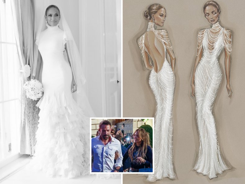 Jennifer Lopez Wedding Dress 
