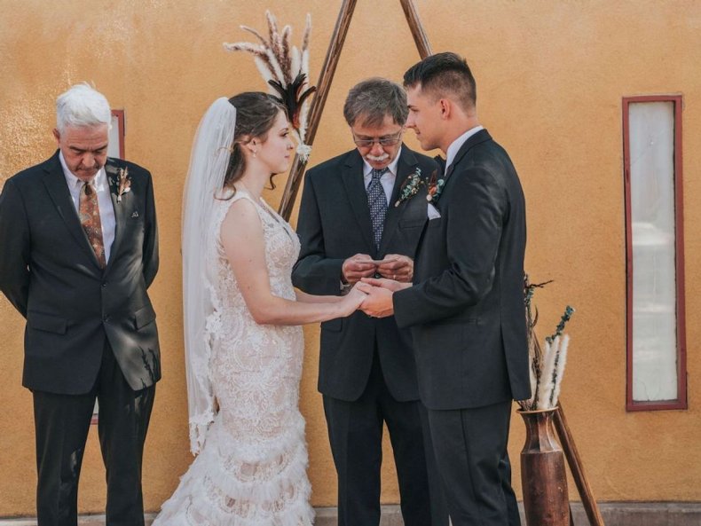 Sophia and Christian Corah wedding