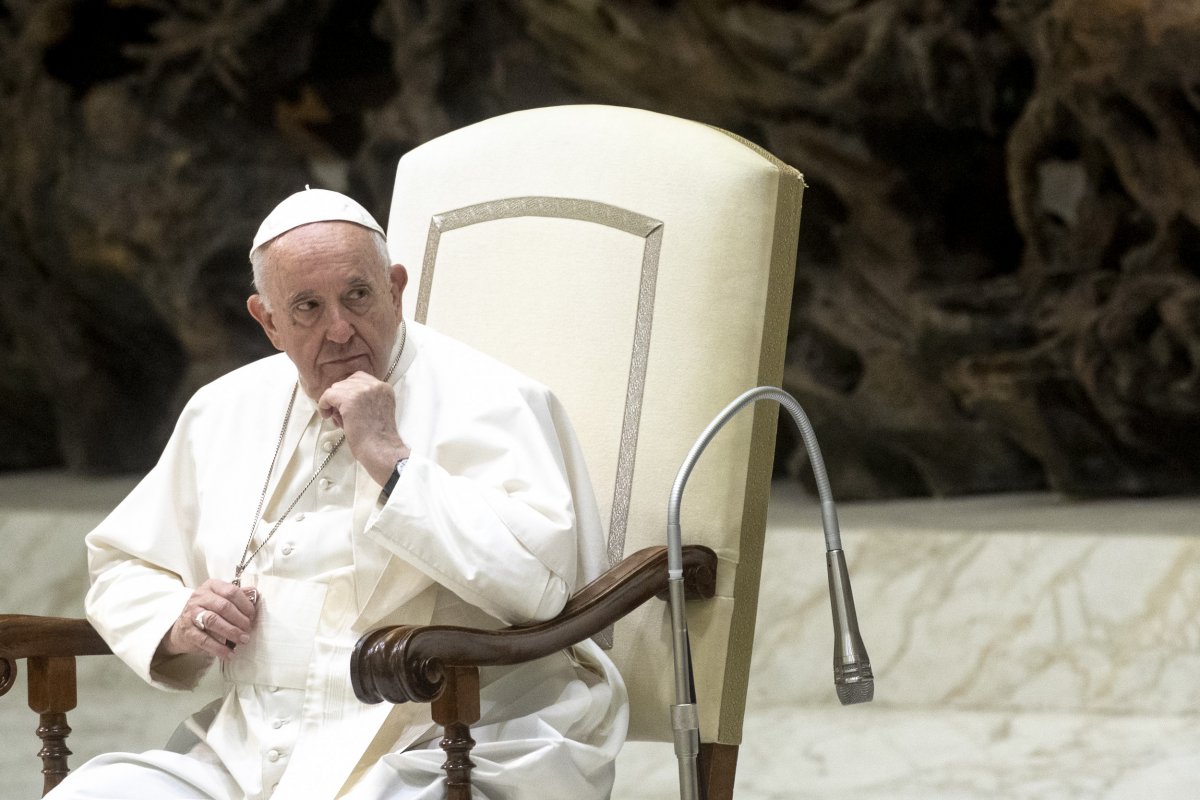 Pope Francis Attends His Weekly Audience