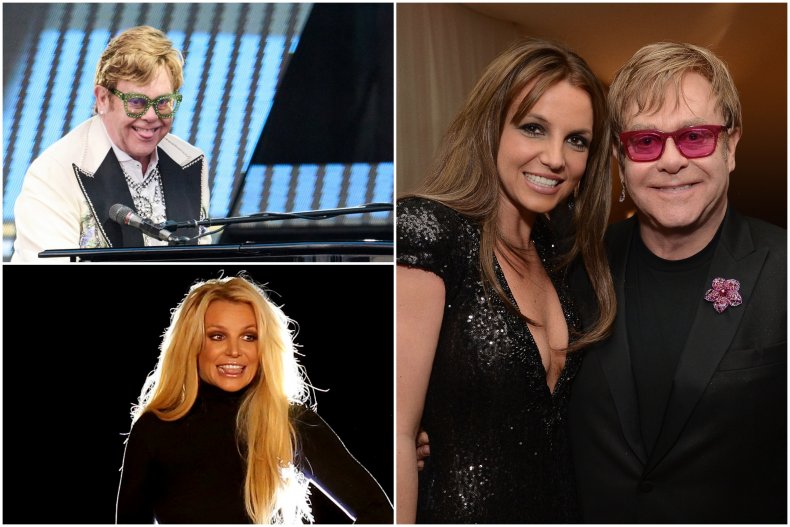 Elton John and Britney Spears
