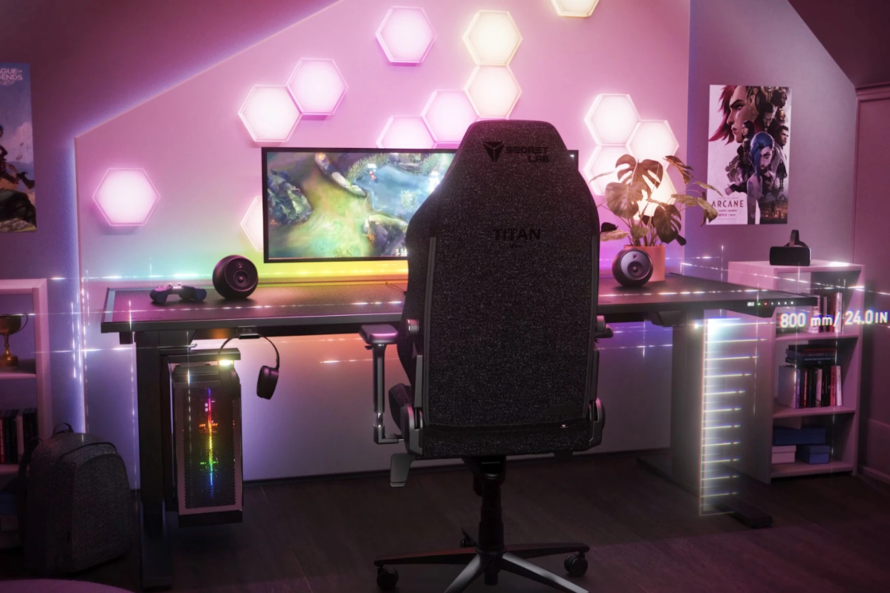 Play the ultimate dress up with your Secretlab MAGNUS desk and