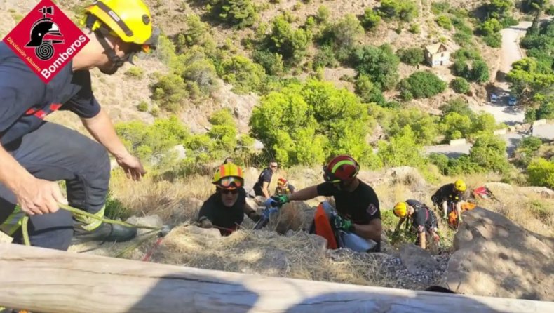Benidorm Spain cliff accident