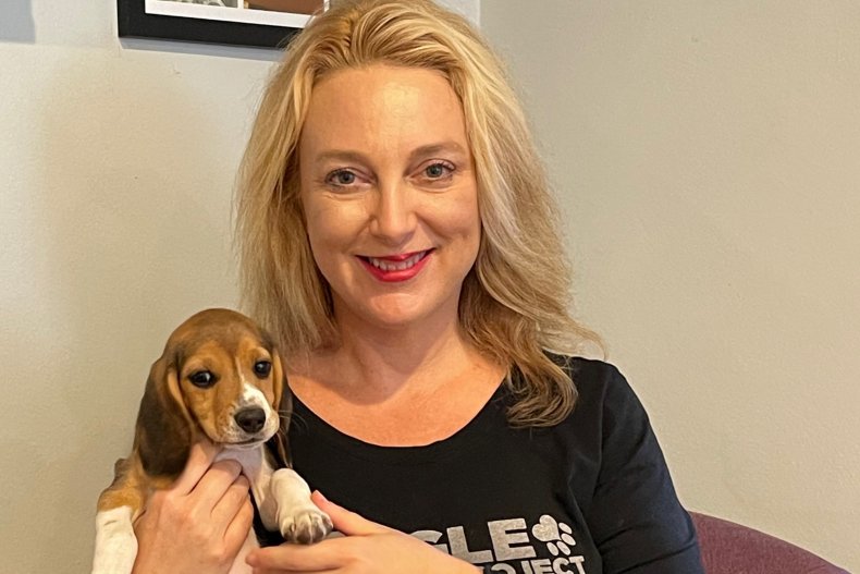 'Meghan Markle and Prince Harry Adopted a Rescue Dog From Us' 1 Shannon Keith with Rescued Puppy