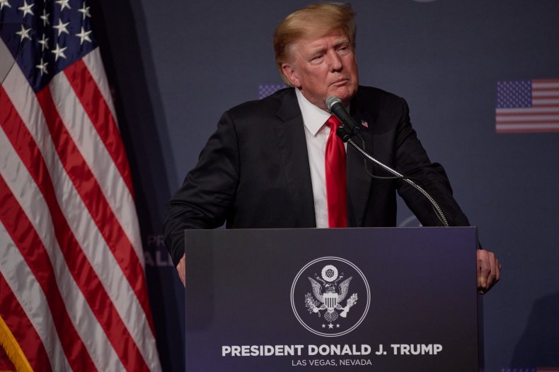 Donald Trump Speaks in Las Vegas