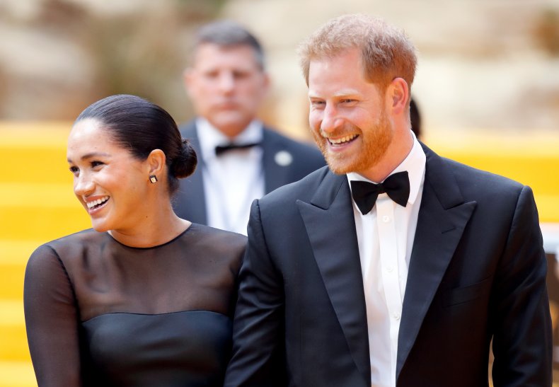 Prince Harry and Meghan Markle Lion King