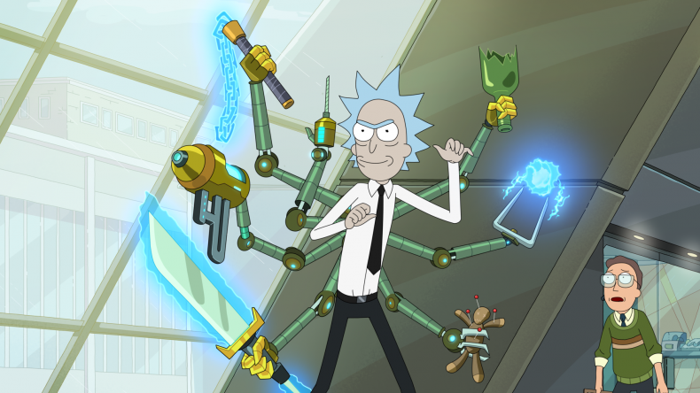 Rick and Jerry in Rick and Morty