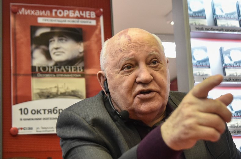 Mikhail Gorbachev speaks at book event