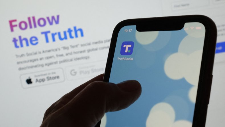 Truth Social App on Phone 