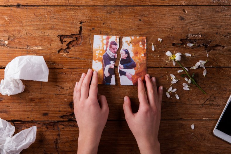 Torn up photo