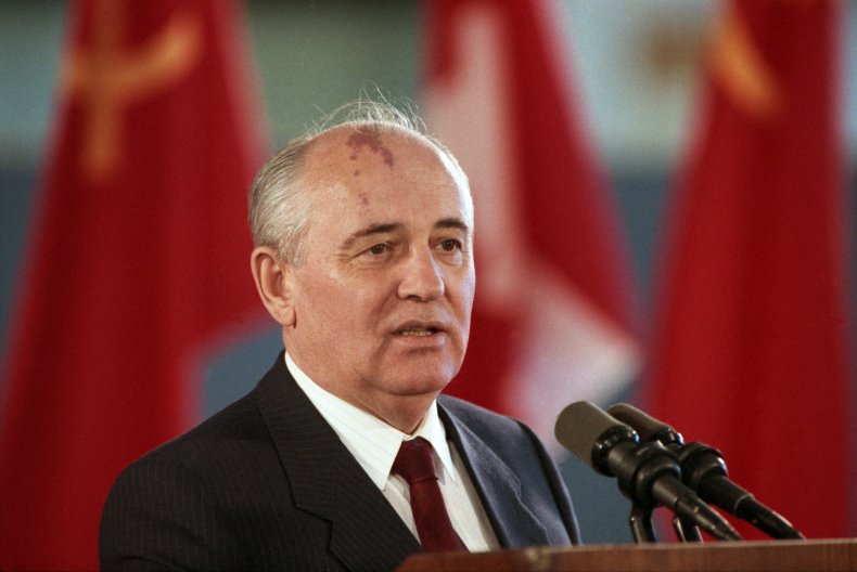 President of the Soviet Union Mikhail Gorbachev