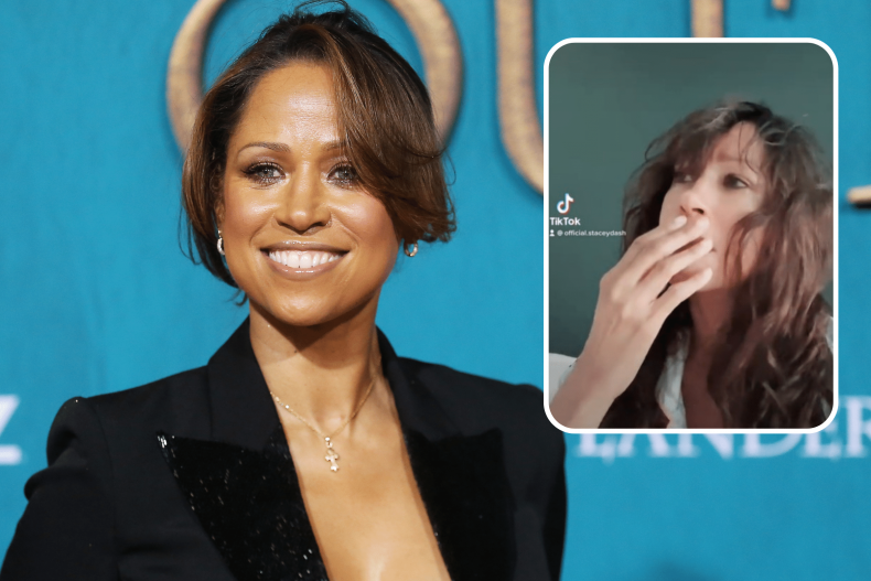 Stacey Dash en TikTok video-inzet