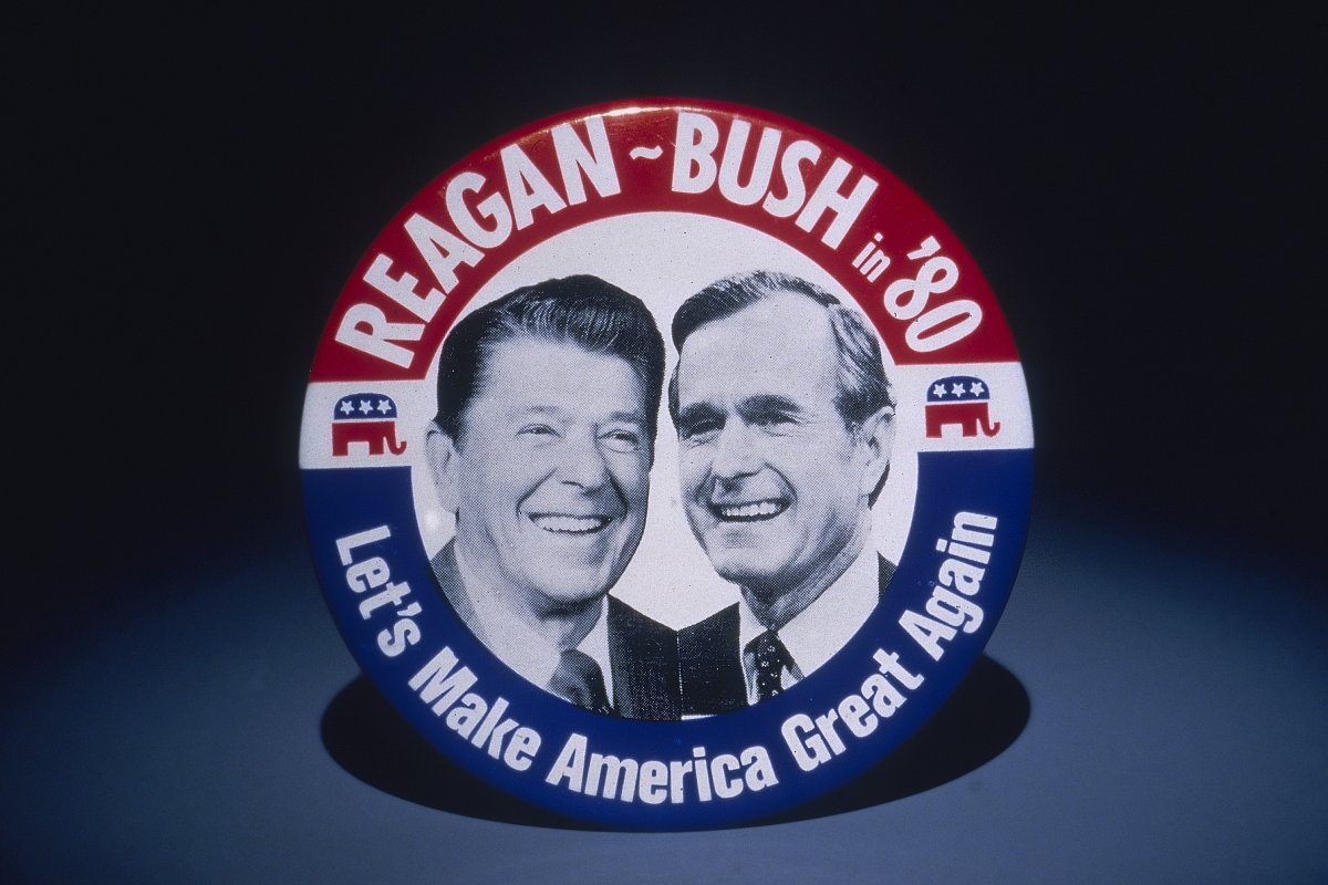Ronald Reagan campaign button