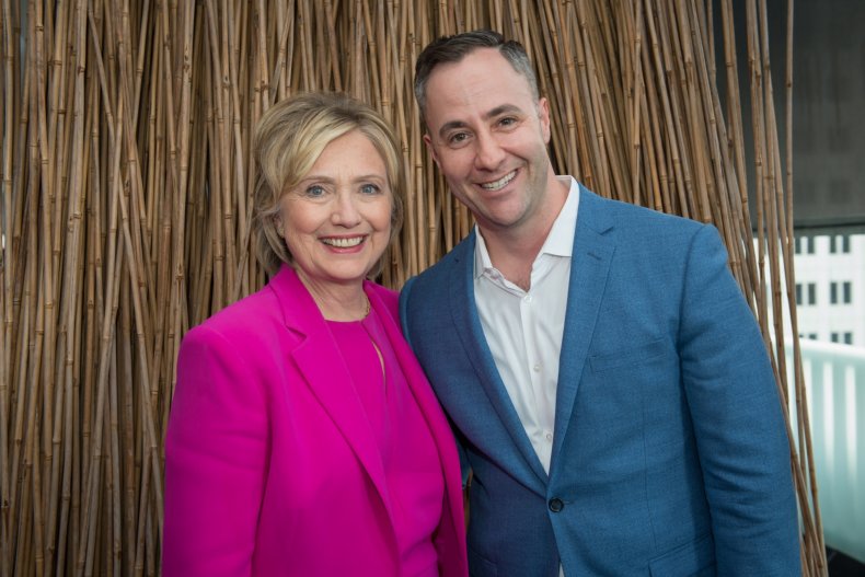 David Ambroz with Hilary Clinton