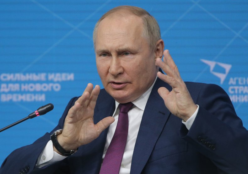 Vladimir Putin speaks
