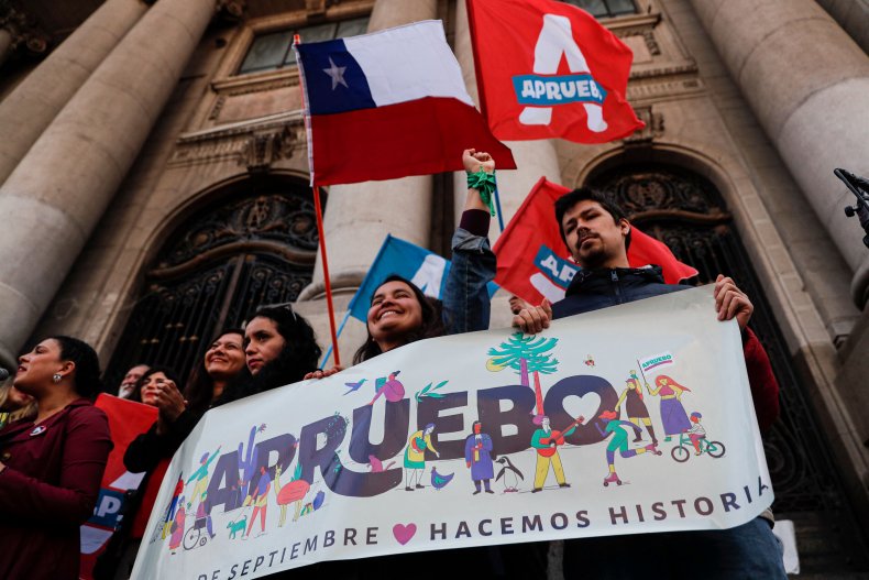 Rally for Chile's new constitution