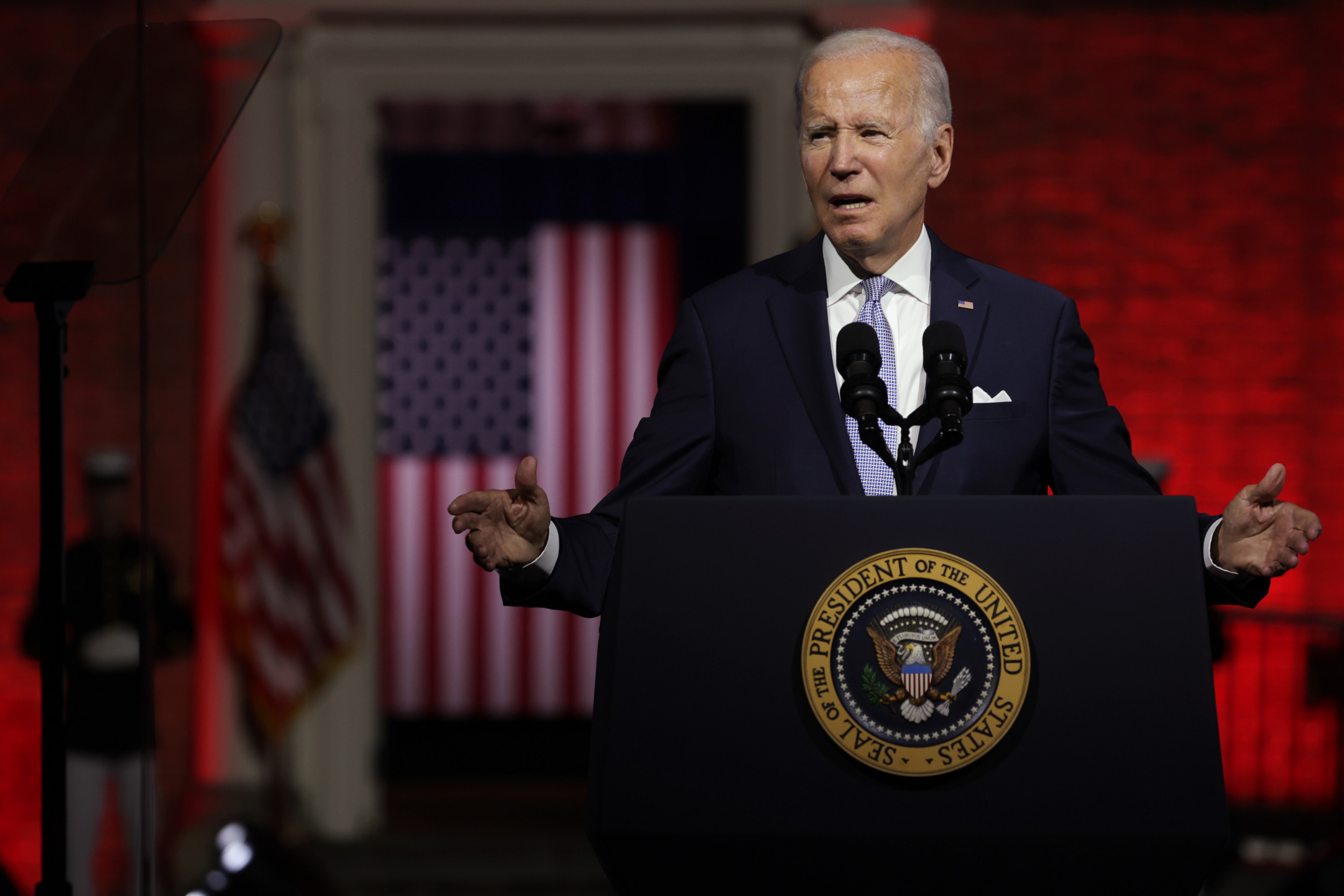 \u0026#39;F*** Joe Biden\u0026#39; Shouted by Heckler During President\u0026#39;s Anti-MAGA Speech