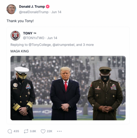 Donald Trump Post Truth Social