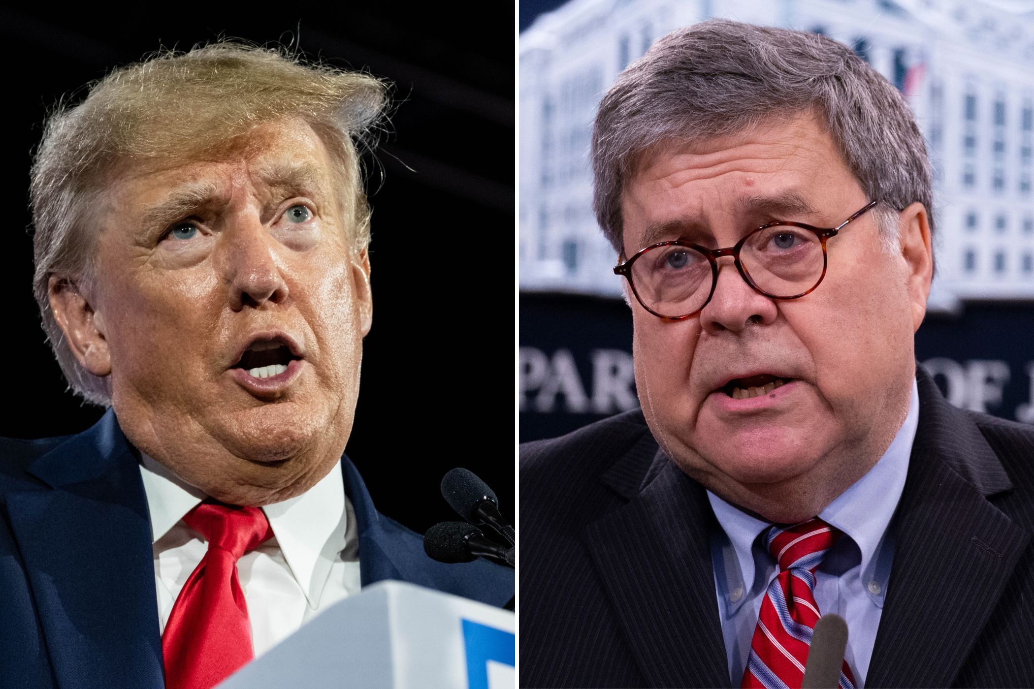 Donald Trump Slams 'Weak And Pathetic' Bill Barr As Dispute Ramps Up