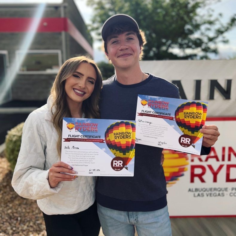 Hot air balloon date