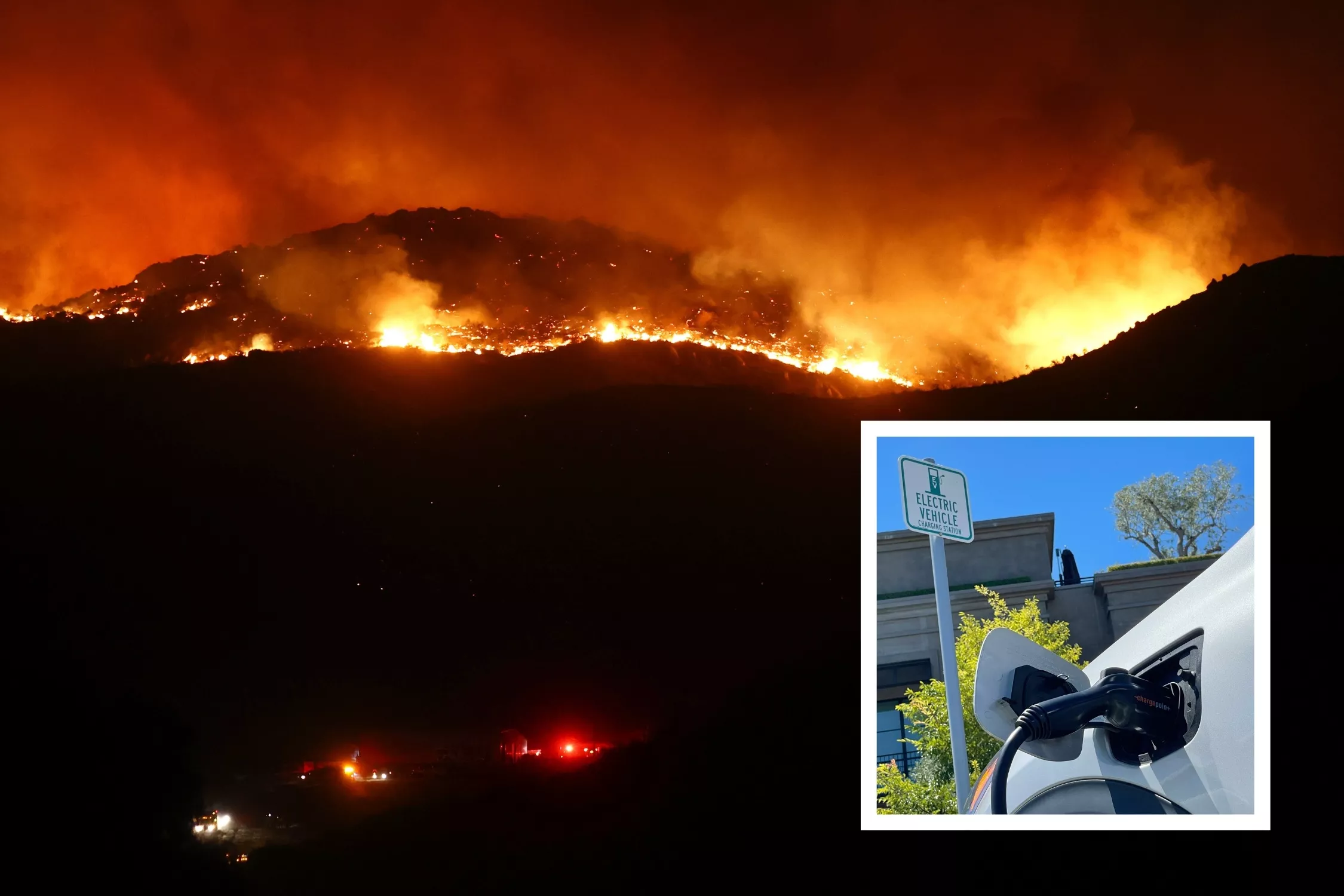 California Wildfires, Blackout Fears Create Conflict for Electric Car Users - Vimarsana News
