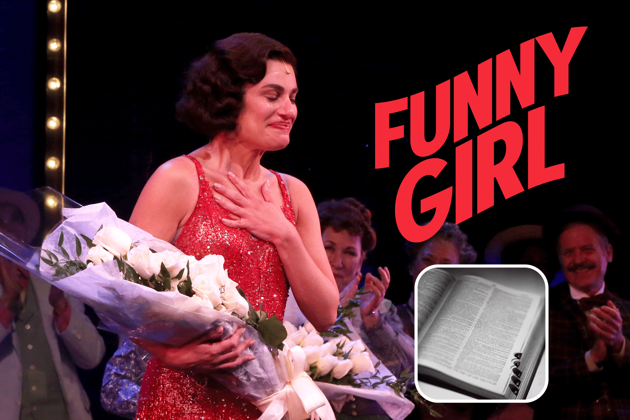 Lea Michele Reading Related Line Gets Laugh At Funny Girl Debut Newsweek 