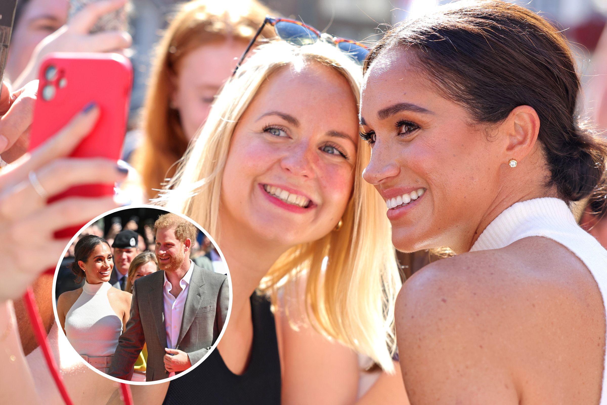 Meghan Poses With Editor of Magazine That Printed Intrusive Archie Picture