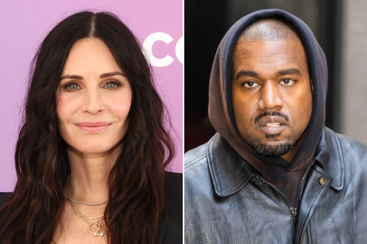 Courteney Cox reacts to Kanye West jibe