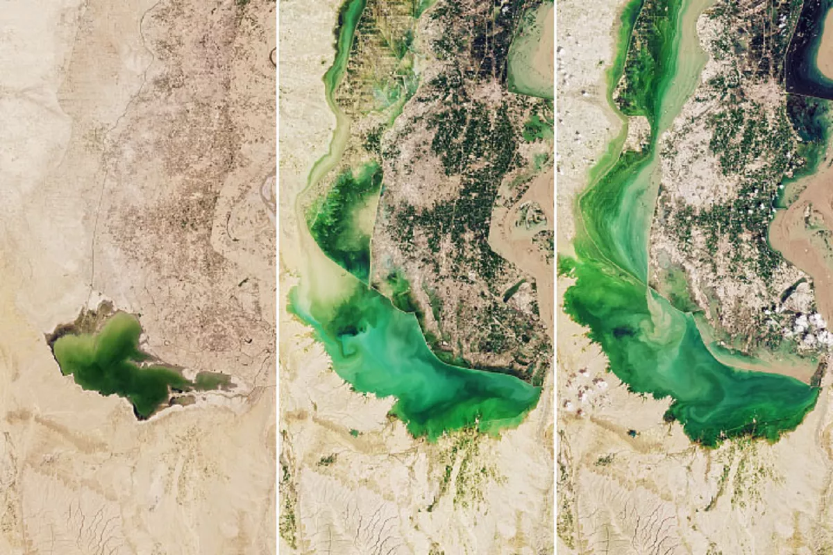 Horror Pic From Space Shows How Pakistan Lake Drowned Hundreds of Villages - Vimarsana News