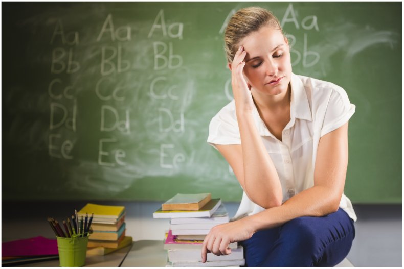 Stock image of a teacher