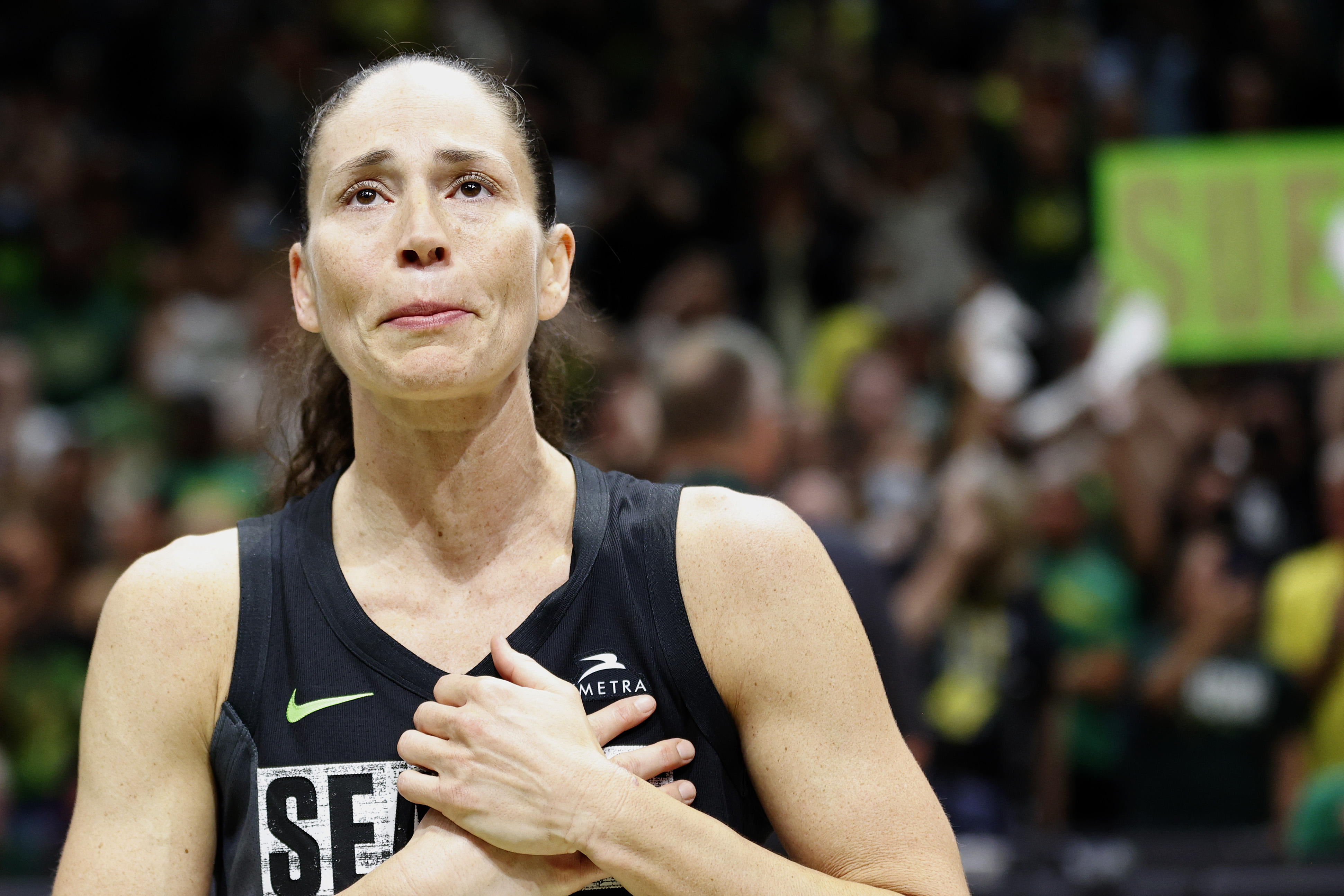 The Sporting News on X: Sue Bird's jersey is officially retired