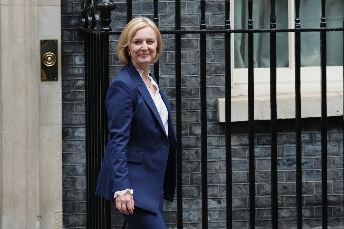 Prime Minister Liz Truss leaves 10 Downing