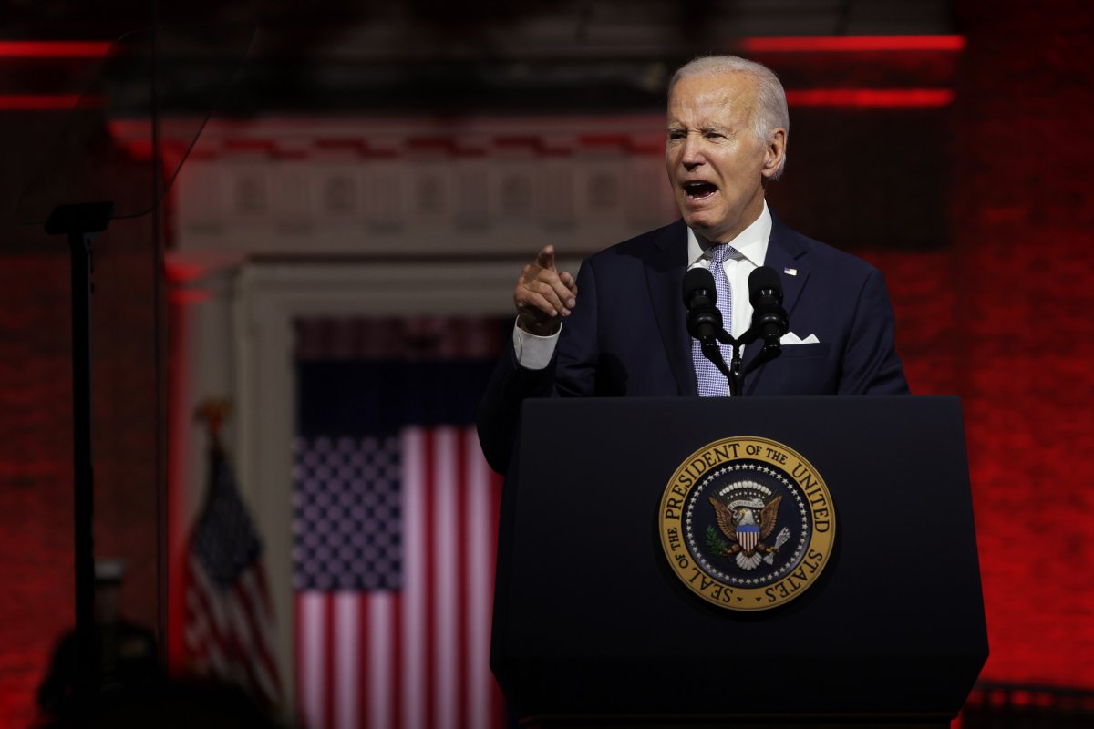 U.S. President Joe Biden delivers a primetime