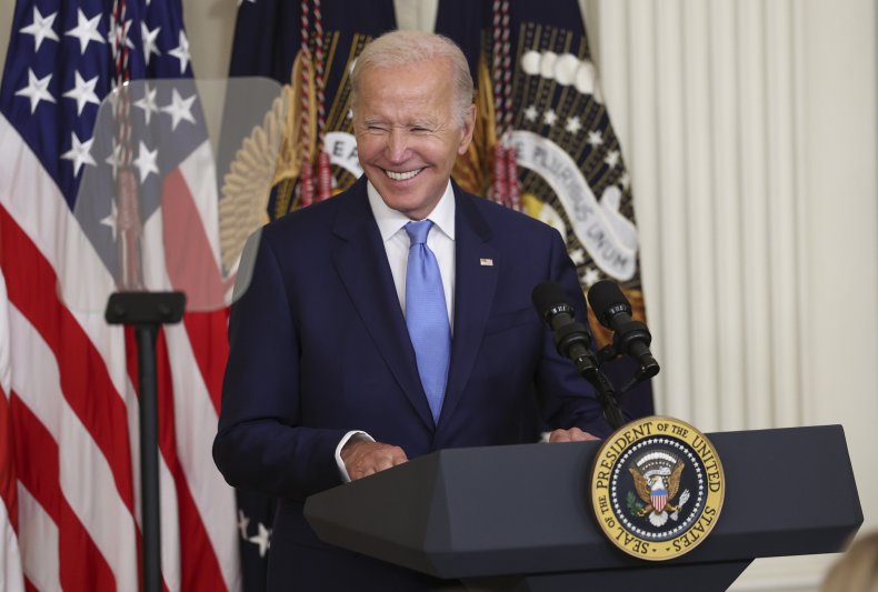 Joe Biden Attends a White House Ceremony