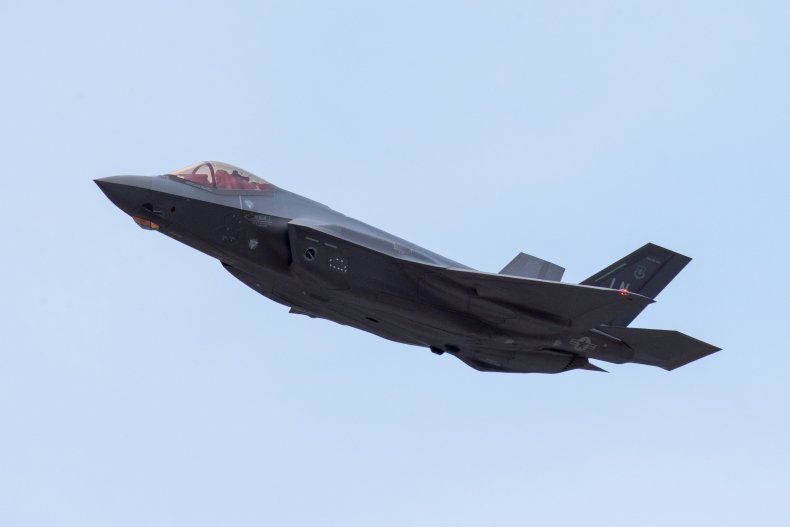 US f-35 pictured at UK air show