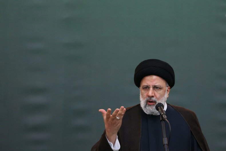 Iranian president Ebrahim Raisi