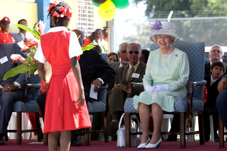 Queen Elizabeth II in Jamaica