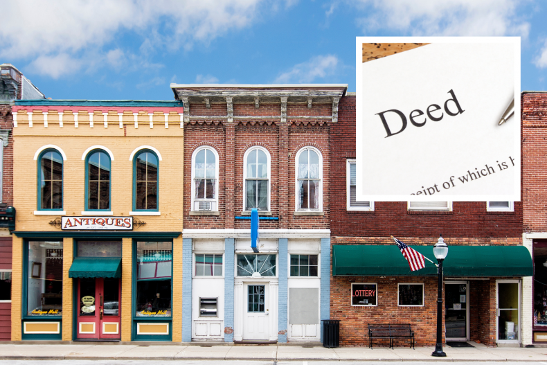 Real estate unit and deed