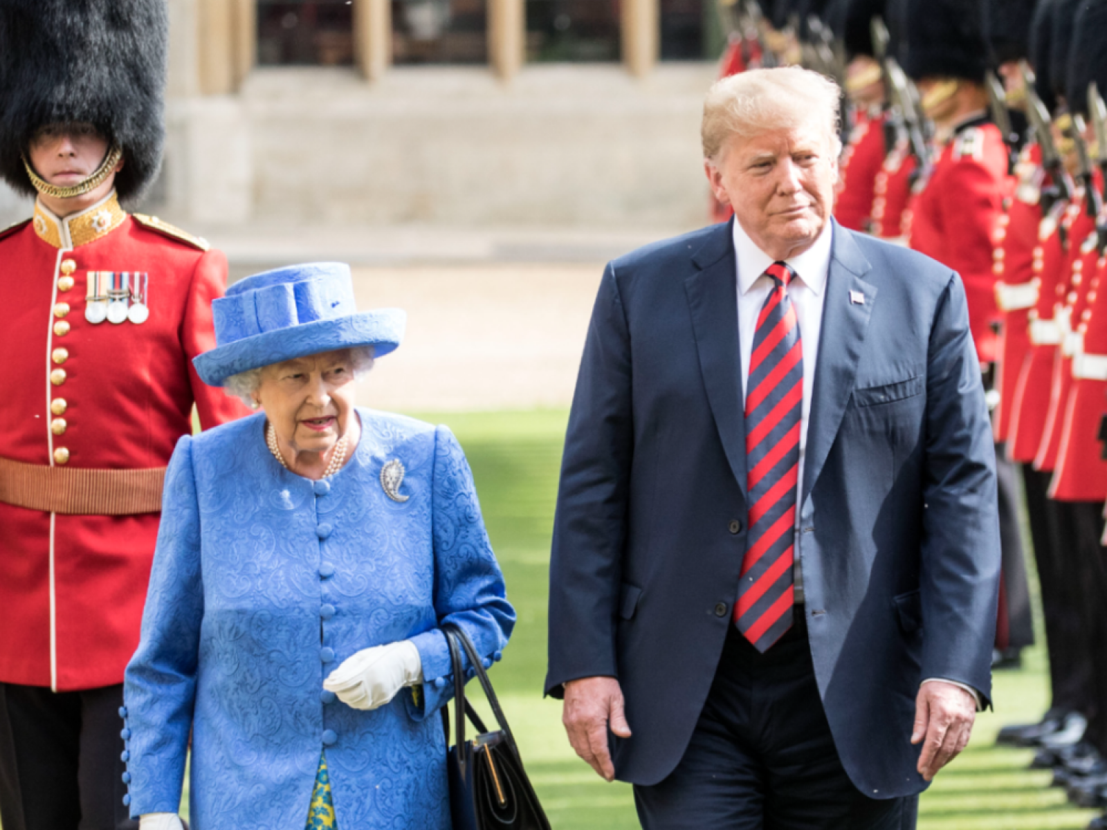 Video of Trump Defying Royal Protocol When Meeting Queen Resurfaces