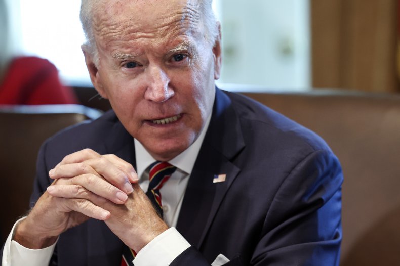 Biden Speaks at a Cabinet Meeting