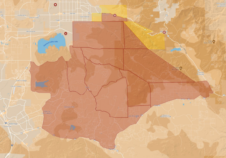 Fairview Fire evacuation orders and five warnings