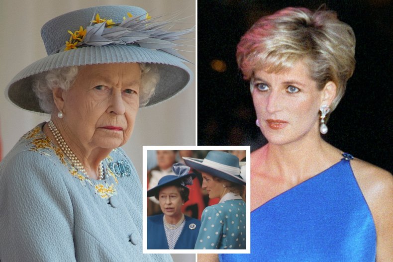 Queen Elizabeth's, Princess Diana's relationship