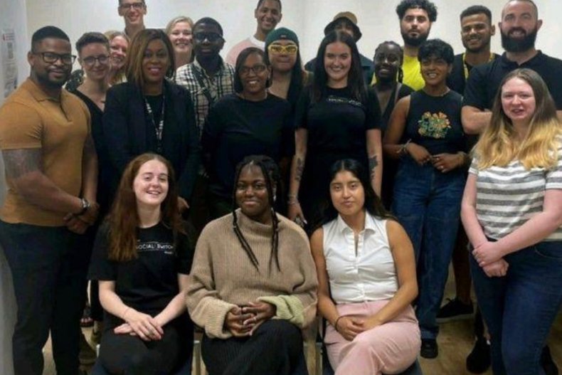 Blessing Lunghy at a Leadership Development Program